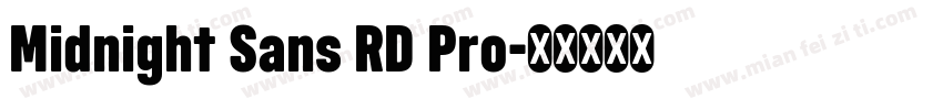 Midnight Sans RD Pro字体转换